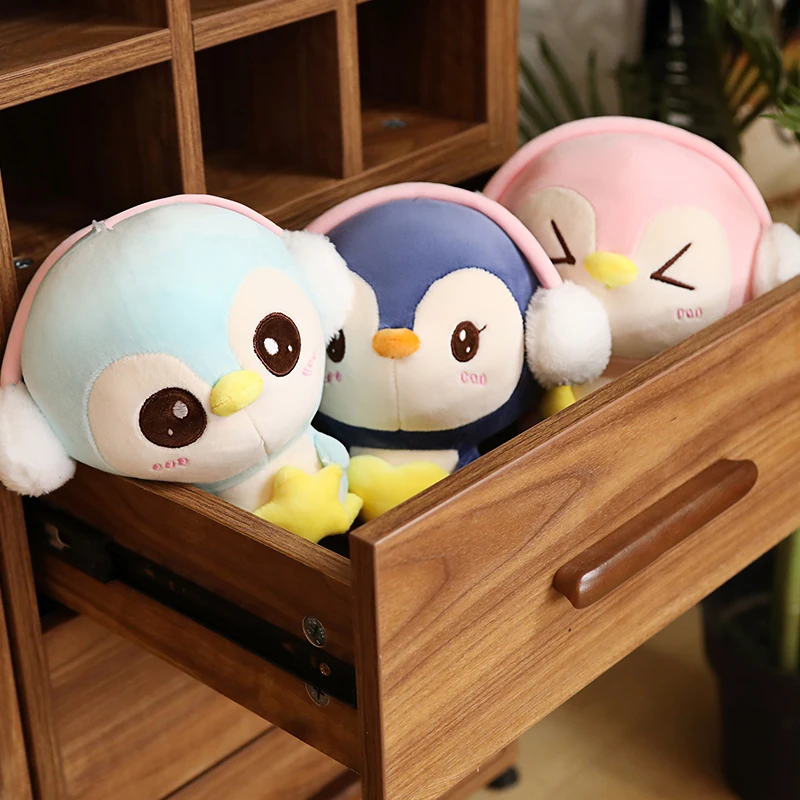 20 см Kawaii мягкая игрушка Пингвин Подвеска плюшевая кукла розового и голубого