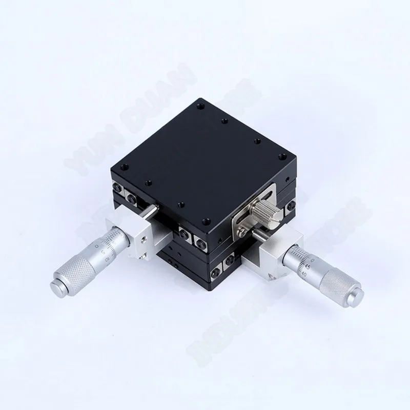 XY Axis 60*60 мм ручное перемещение обрезная платформа линейный сдвижной стол