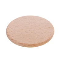 20 pieces 36mm wood base disk round pieces for diy painting craft scrapbooking