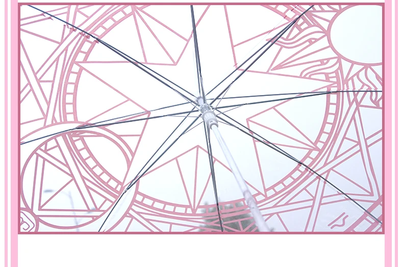 1 шт. Косплей карточка Captor Sakura Сейлор Мун магический Набор Аниме фигурки складной геометрический прозрачный классический зонт игрушки