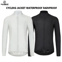 ykywbike 2021 waterproof cycling jacket windproof long jersey mtb bicycle bike rain pro team lightweight wind cycling jersey