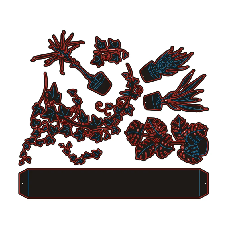 Новинка 2020 многослойные металлические штампы и Скрапбукинг для изготовления