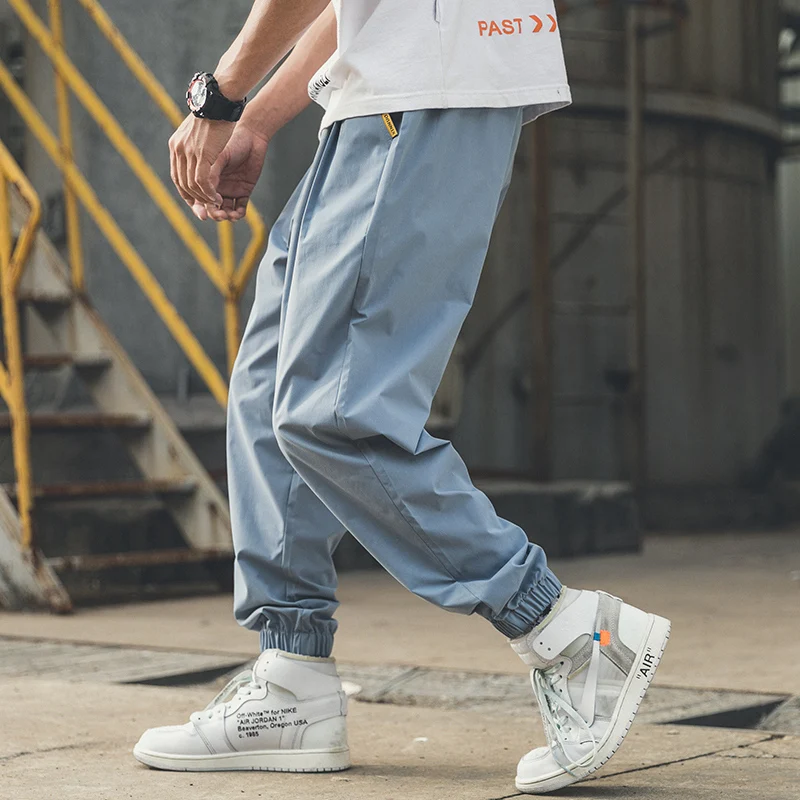 Осенние Комбинезоны мужские брюки в стиле хип-хоп шаровары тренировочные штаны