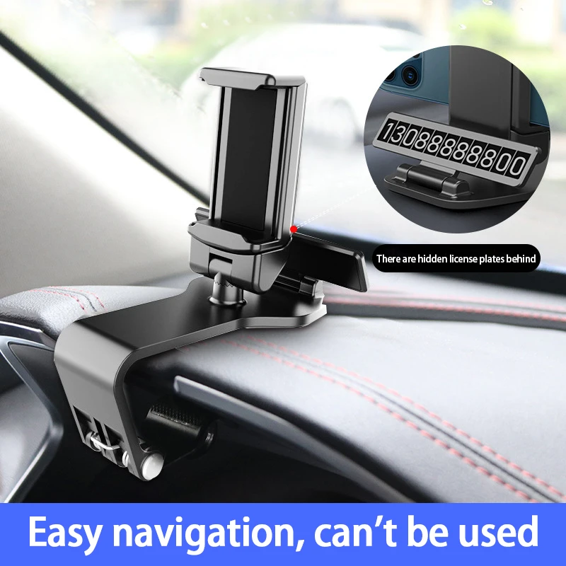

Upgraded Dashboard Car Phone Holder 360 Degree Mobile Phone Stands Rearview Mirror Sun Visor In Car GPS Navigation Bracket Rack