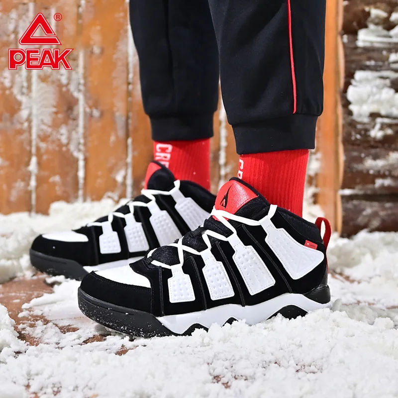 Зимняя хлопковая обувь для мужчин Толстая теплая Уличная Повседневная Низкие