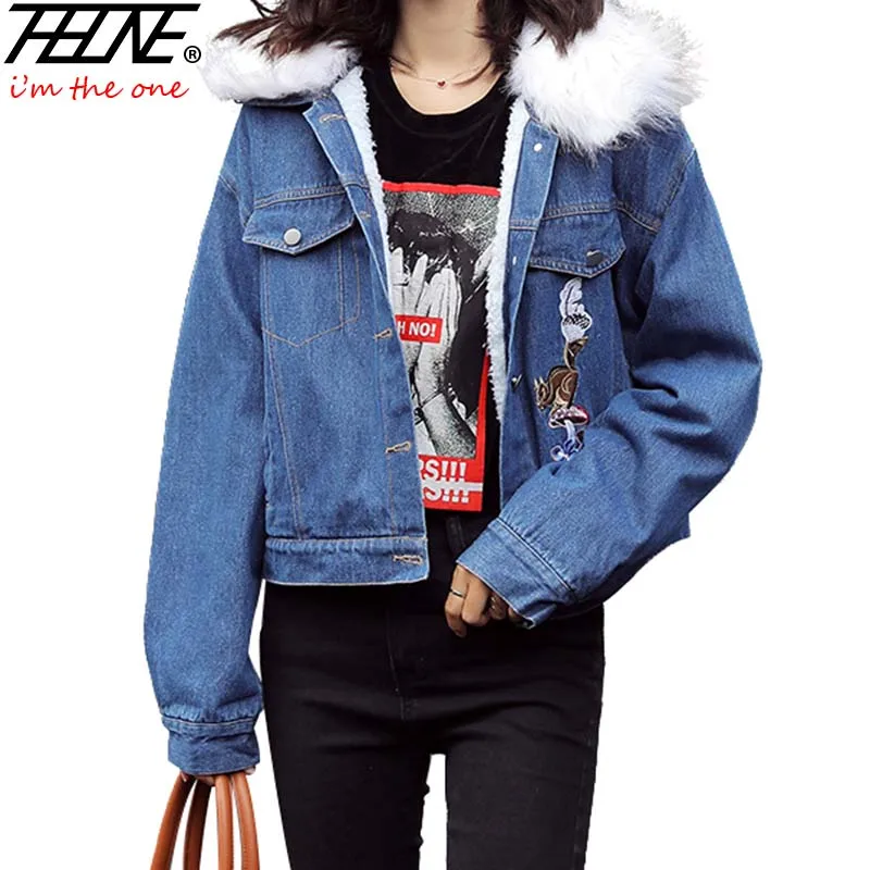 THHONE/Женская куртка из искусственного меха Зимнее пальто Теплое флисовое плотное