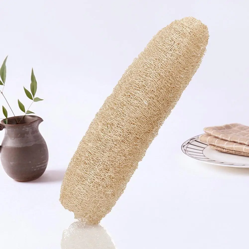 Полностью Loofah натуральная отшелушивающая мочалка-губка целлюлоза скребок доска