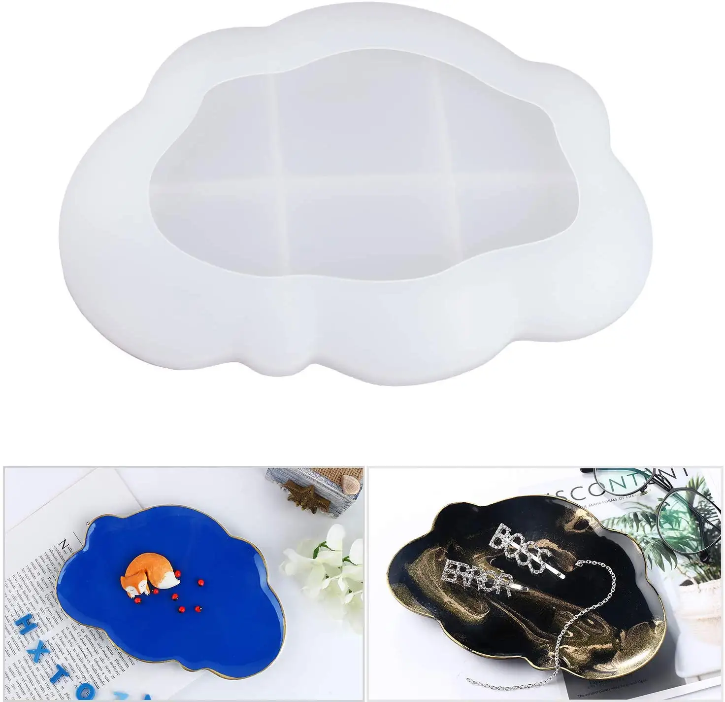 1 шт. формы для посуды в виде облаков эпоксидной смолы литья ювелирных изделий
