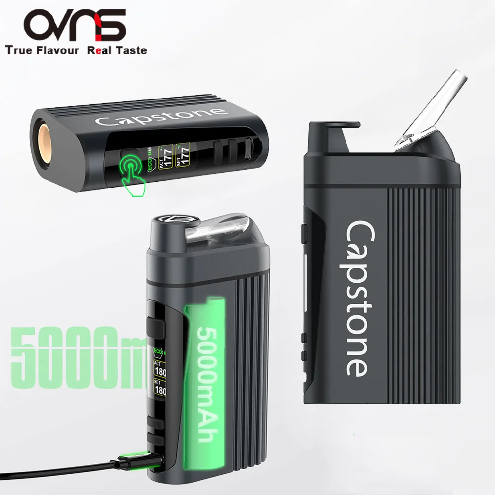 Новинка вапорайзер для сухих трав OVNS CAPSTONE ONE DH батарея 5000 мАч система