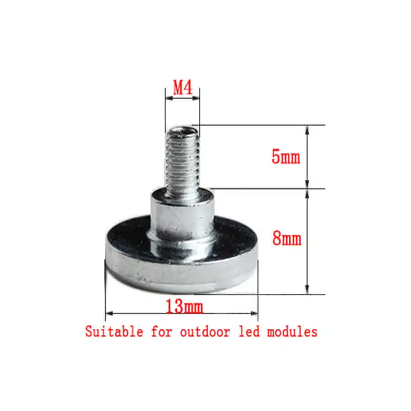 100 шт./лот M4 внешние зубья светодиодный дисплей магнит наружный модуль p3 p4 p5 p6 P8 P10 |