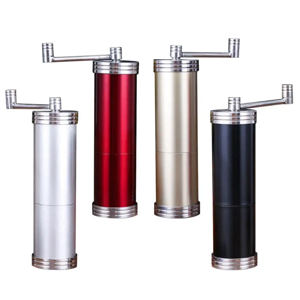 

Manual Coffee Grinder Stainless Steel Coffee Grinder Adjustable Coffee Bean Mill With Rubber Loop Ring Easy Clean Kitchen Tools
