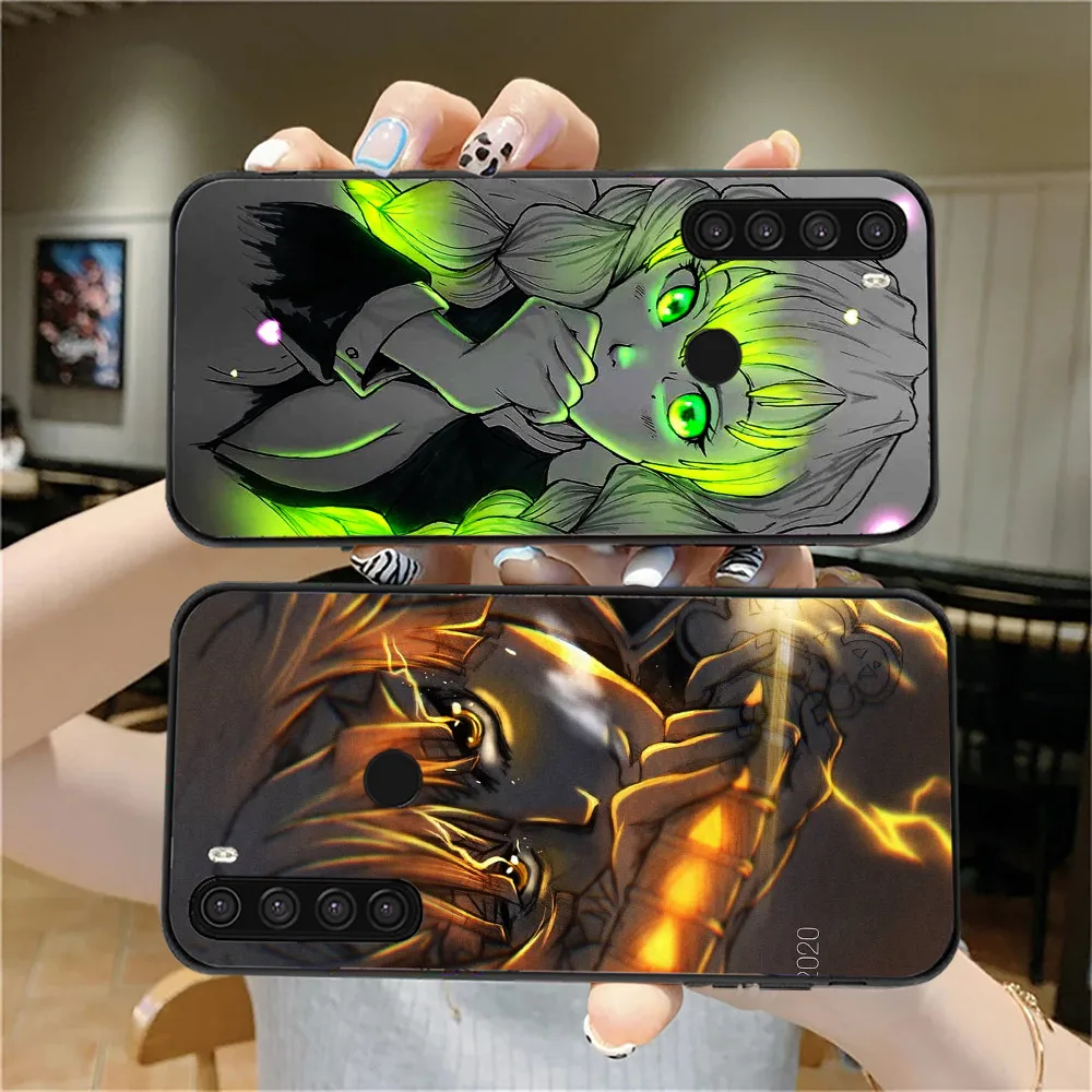 demon slayer phone case for xiaomi redmi note 8t 9t 9s 10t 10s 7 8 pro 10x 7a soft cases japan anime cartoon funda back cover free global shipping