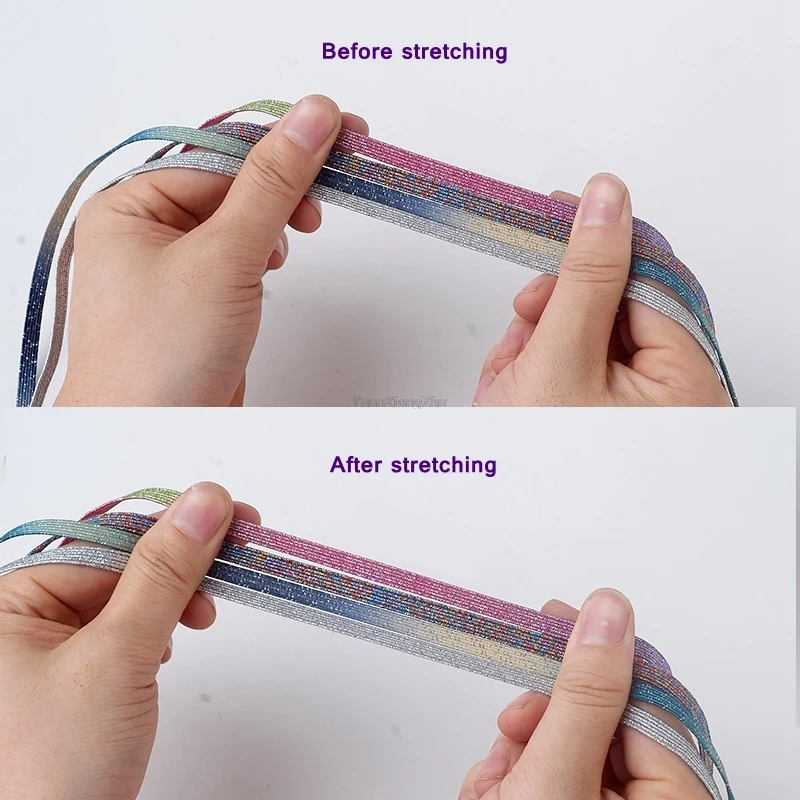 Colorful No Tie Shoe laces Elastic Laces without ties Flat Shoelaces for Sneakers Kids Adult Quick lace for Shoes Rubber Bands