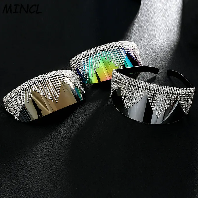 Новые Роскошные Алмазные квадратные блестящие солнцезащитные очки для женщин