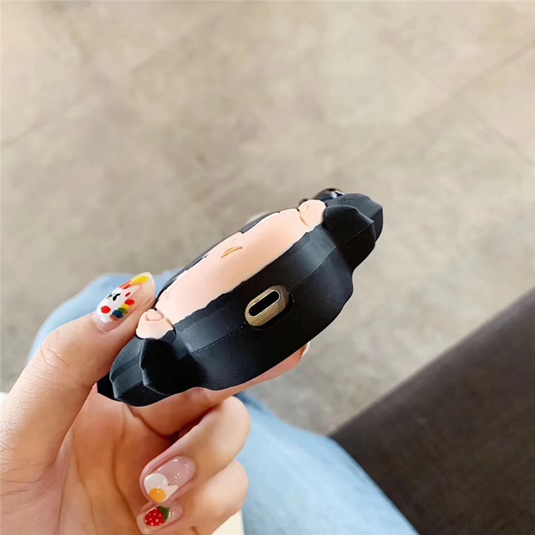 Япония мультфильм 3D Наруто шесть Уэйн Наруто Kansi беспроводная Bluetooth гарнитура силиконовый чехол для гарнитура для airpods защитные противоударные мягкие чехлы