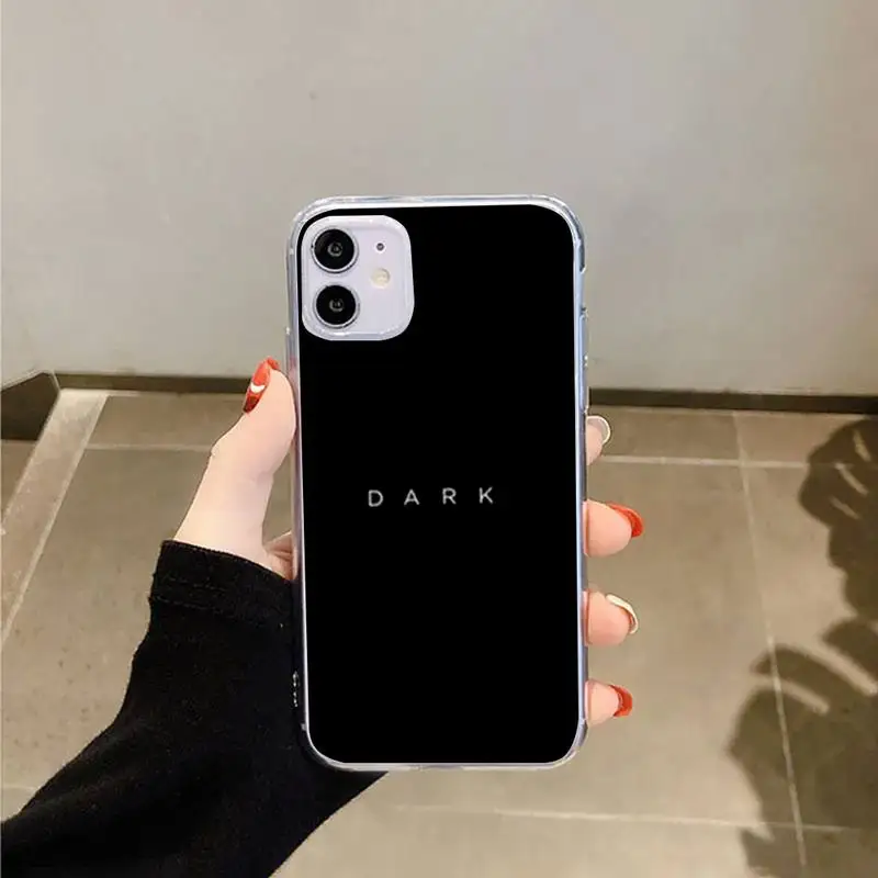 

Dark Netflix horor TV series Phone Case Transparent for iPhone 6 7 8 11 12 s mini pro X XS XR MAX Plus