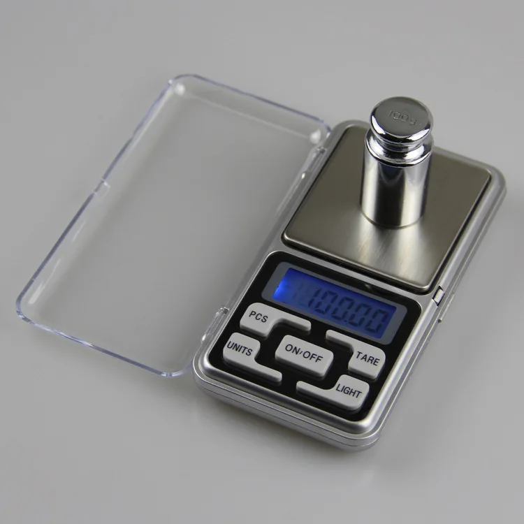 Мини цифровой Вес карманные весы 100/200/300g 0 1/0 01g ЖК дисплей Дисплей с Подсветка