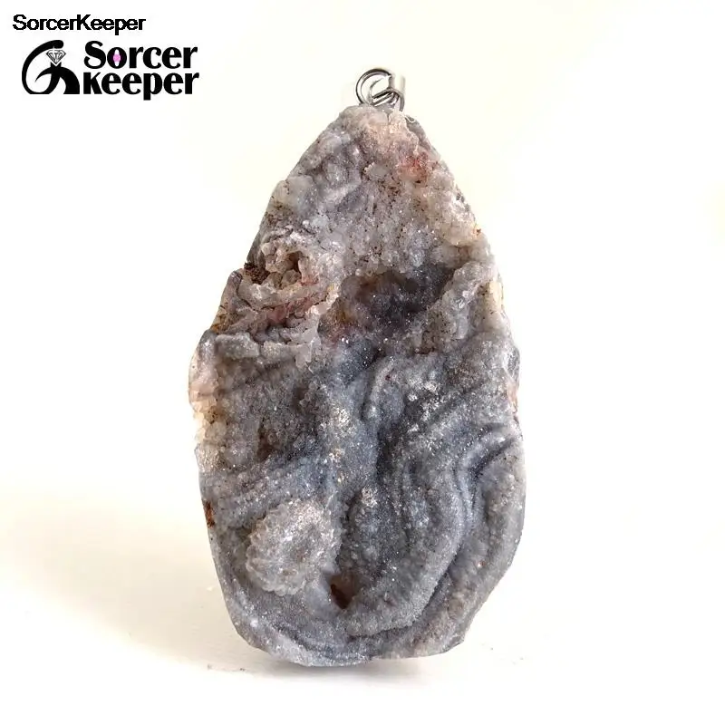 

Natural Raw Agates Ore Stone Geode Craft Collection Minerals Healing Crystal Diy Necklace Pendant for Women Jewelry Making BC392