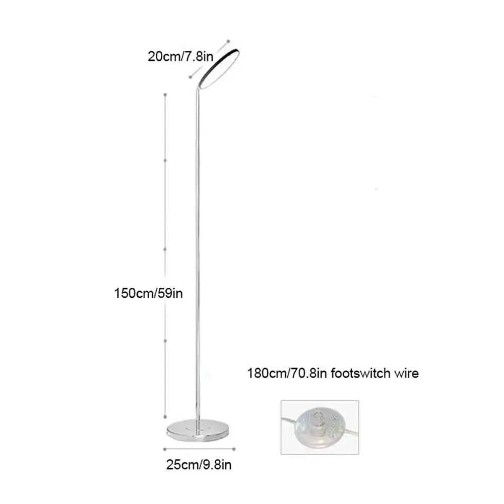 15W 6000K светодиодный напольный светильник с пультом дистанционного Управление