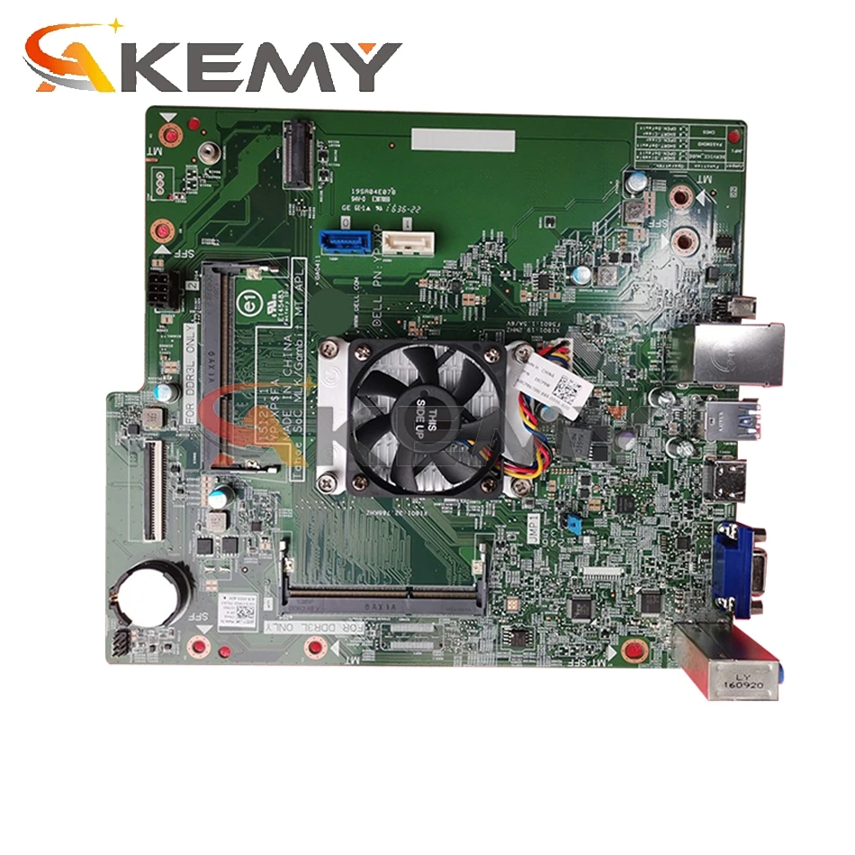 

Akemy NEW 15121-1 FOR Dell Inspiron 3662 Desktop Motherboard YPJXP CELERON J3355 CPU CN-037PG0 37PG0 Mainboard 100%tested