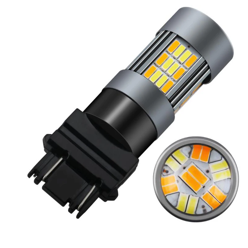 Автомобильный светодиодный светильник 3157 двухцветный тормозной