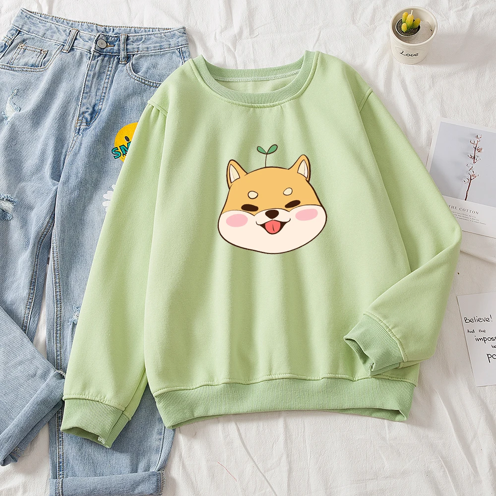 

Толстовка С Карманами и собакой, женские милые толстовки в стиле Харадзюку, женские милые толстовки Ullzang, пуловер в Корейском стиле с капюшоном, Женская эстетика