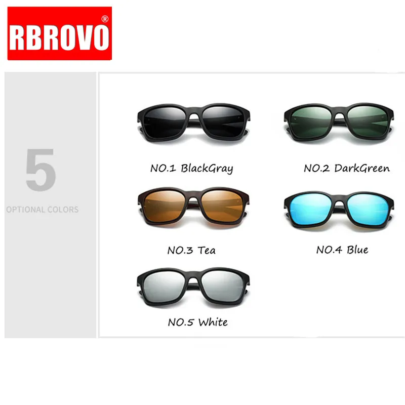 RBROVO открытый поляризационные солнцезащитные очки для мужчин Высокое качество TAC вождения очки мужские путешествия UV400 Lunette De Soleil Femme