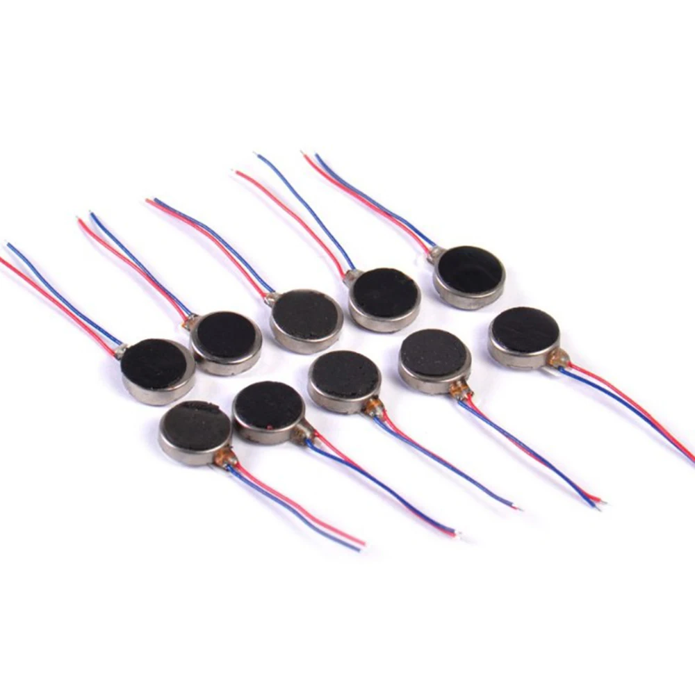 10 шт. DC3-5V микро DC Вибрационный двигатель 1020/1027/1030/1034 для телефона монета плоский