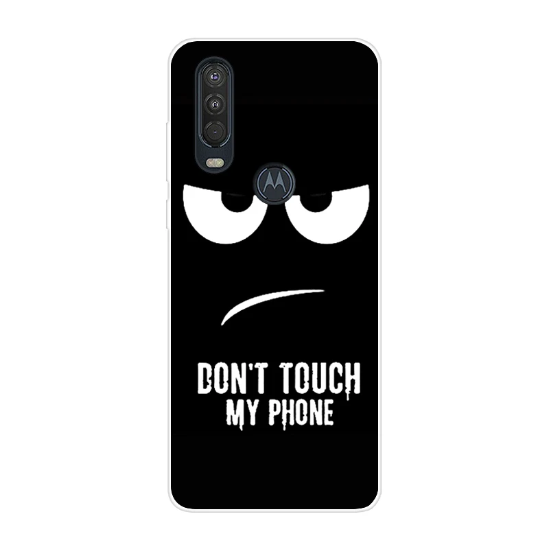 Для Motorola One Action чехол 6,3 ''мультяшная мягкая ТПУ Силиконовая задняя крышка для MOTO One Action OneAction чехол для телефона funda One Vision