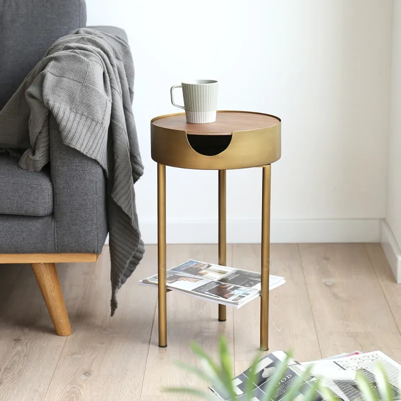 Современный круглый чайный столик в европейском стиле простой креативный