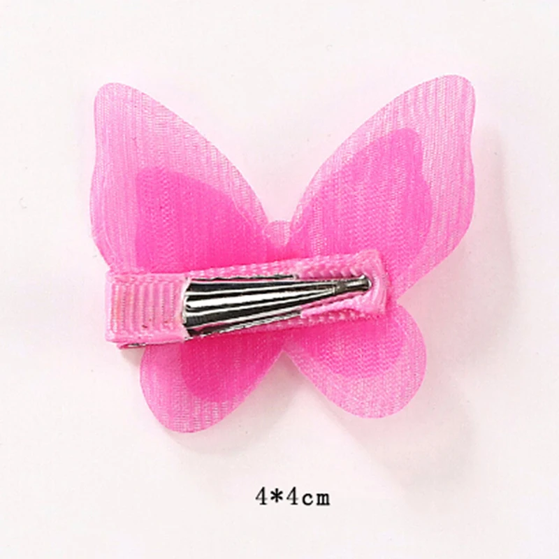 

5 Pcs/lot Candy Color Bow Butterfly Hair Clips Girls Hair Grips Kids Hairpin Headwear Accessories Randomly