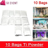 200g bag outdoor indoor cold spark sparkler apply metal titanium powder for cold flame stage fireworks machine powder
