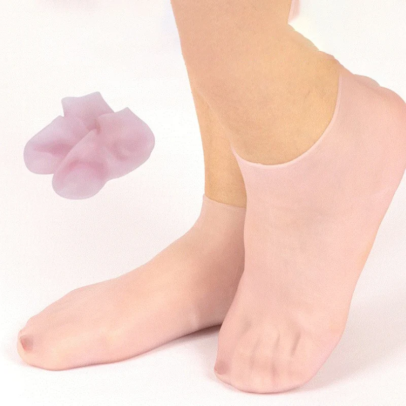 

1 Pair Feet & Hand Care Socks Gloves Moisturizing Silicone Gel Socks Foot Skin