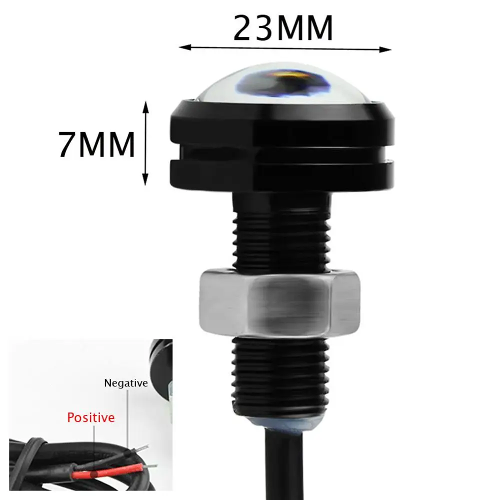 10 Синий DC 12V 15W Eagle Eye светодиодный дневный ходовой DRL резервный светильник для