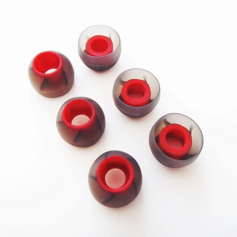 12pcs red SML TENNMAK 12 шт./упак. эксклюзивный turbo Вихрь силиконовые вкладыши для ушей и на рукавах и в нижнем части уха pad и ушной вкладыш& Аксессуары для наушников, Размеры S/M/L Размер - Цвет: 12pcs red SML