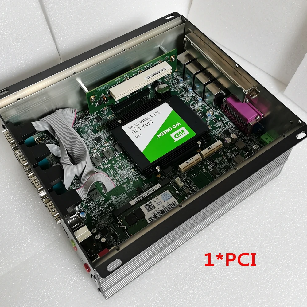 Промышленные IoT Edge Gateway Multi LAN 4RJ45 коробка ПК с сенсорным экраном i7-6700HQ Процессор 1 *