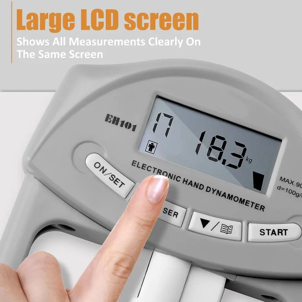 Цифровой Ручной динамометр измеритель силы автоматическая захват ручной