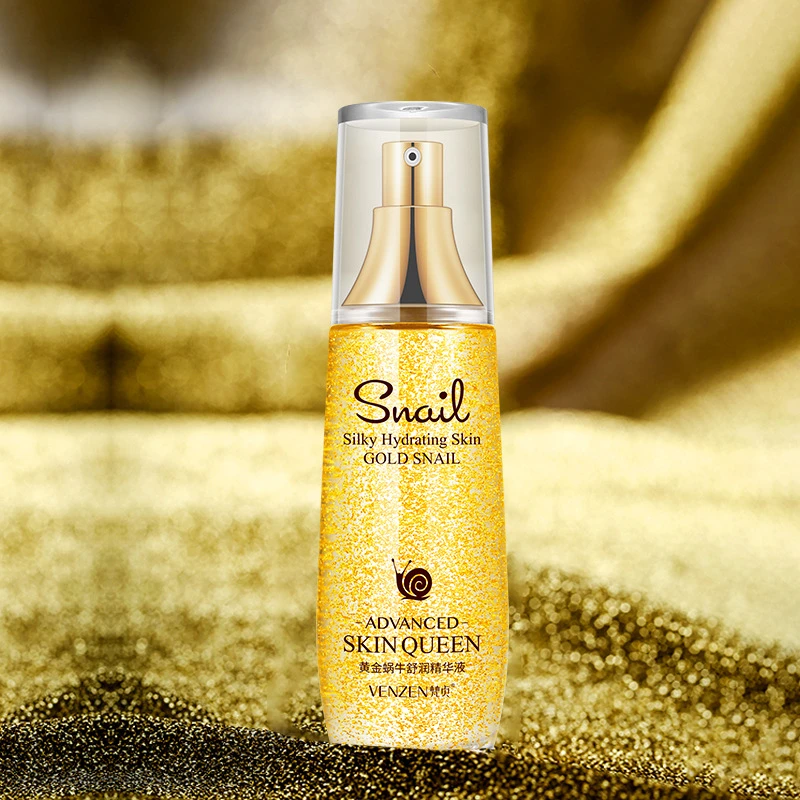 24K Gold Snail успокаивающий Сыворотки против старения Интенсивный уход за кожей лица