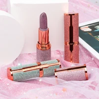 glitter star lipstick diamond lipstick temperature changing color long lasting waterproof nude makeup moisturizing lipstick