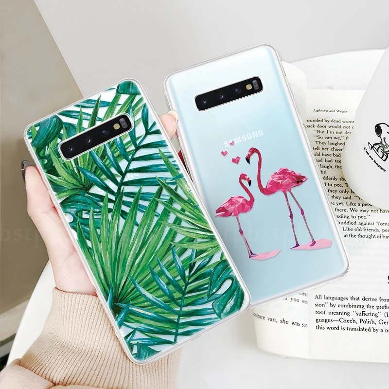 Мягкий силиконовый чехол для телефона Samsung Galaxy A50 A30 S10 Plus S10 S10e, защитный чехол из ТПУ с мультяшным принтом для Samsung A50 A30