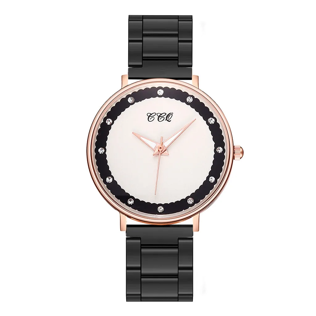 Casual Women Watches Ladies Watch Fashion Quartz Stainless Steel Strap Female Wrist Luxury Clock Bracelet Gifts /C | Наручные часы