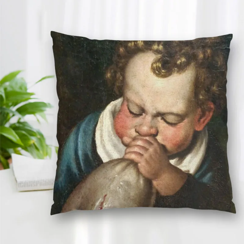 

Custom Painter Vincenzo Campi Pillowcase With Zipper Bedroom Home Office Decorative Pillow Sofa Pillowcase Cushions Pillow Cover