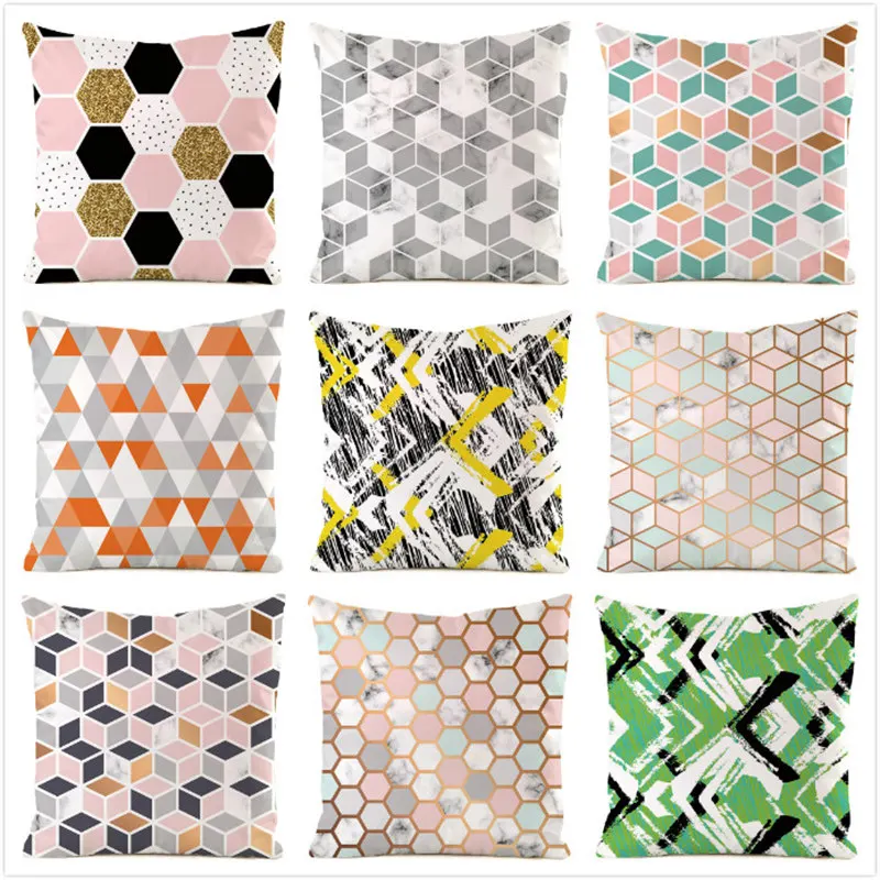 

Квадратные декоративные наволочки из искусственного шелка, 45 х45 см