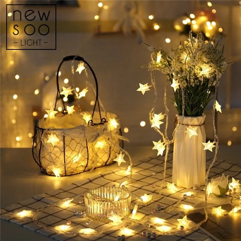 

USB LED Light String Waterproof Multicolor Bulbs Star Type Snowflake Hair Ball Shape Holiday Fairy Lights For DIY Decoration