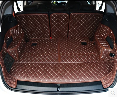 

No Odor Wholy Surrounded Full Covered Special Car Trunk Mats for 220i GranTourer 7seats Durable Waterproof Boot Carpets