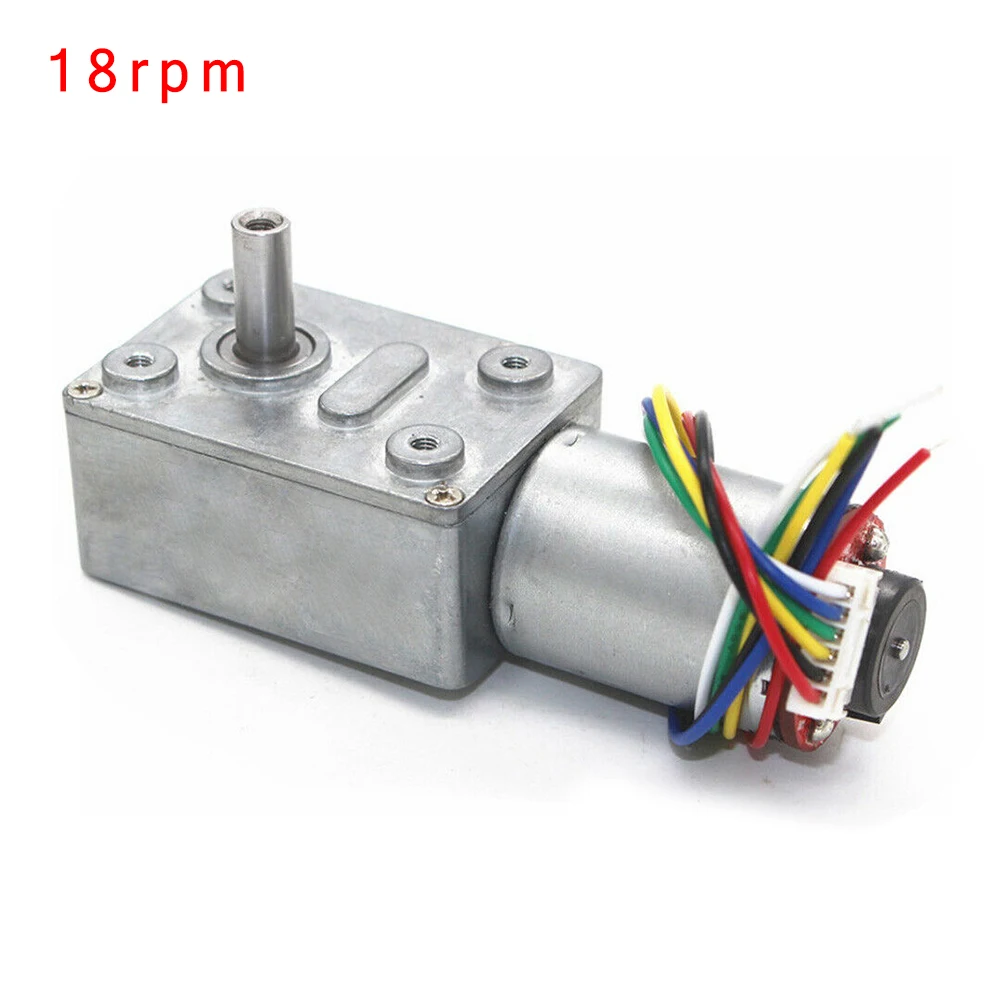 DC 12V 6-150 RPM низкая скорость высокий крутящий момент обратный электрический мотор