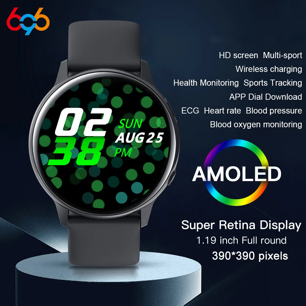 Смарт-часы SG2 Nordic nRF52840 сенсорный Amoled экран 390*390 HD водонепроницаемые IP68 |