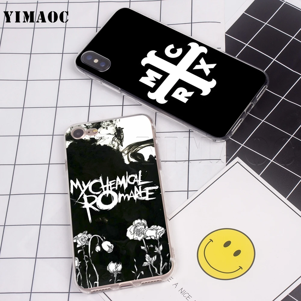 Мягкий силиконовый чехол YIMAOC My Chemical Romance MCR для iPhone 11 Pro XS Max XR X 8 7 6 6S Plus 5 5s se |