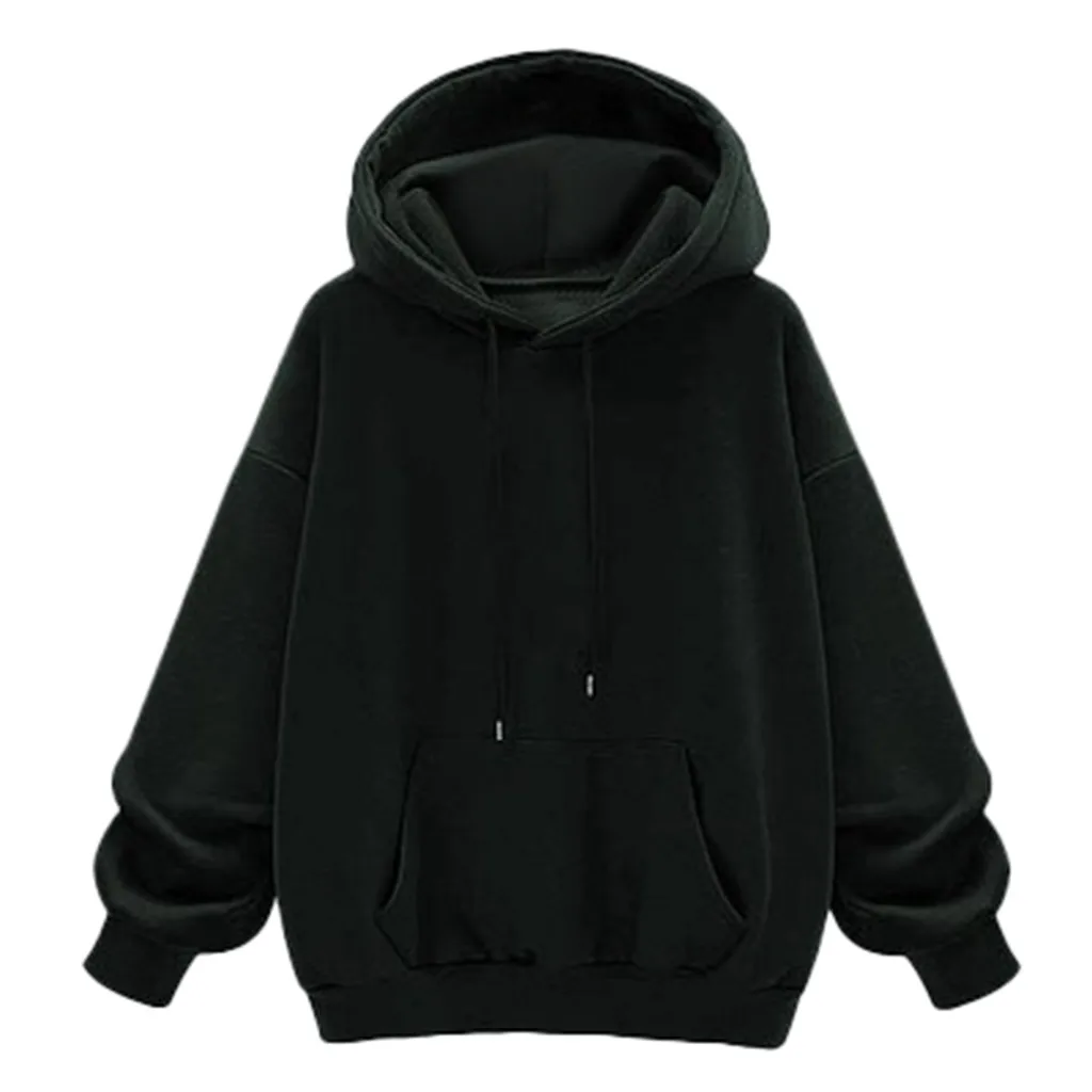 Autumn Sweatshirts Of Women Pink Long Sleeve Hoodie Pullovers Basic Hoodies Burgundy Plain Tops Moletom Feminino Sweatshirt