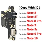 Новый разъем USB для подключения док-станции, зарядная плата, гибкий кабель для Xiaomi Poco X3 Pro M3 Redmi Note 8 8T 9S 9 Pro 10 Pro 10s 5G